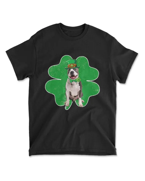Funny American Pitbull St Patrick's Day