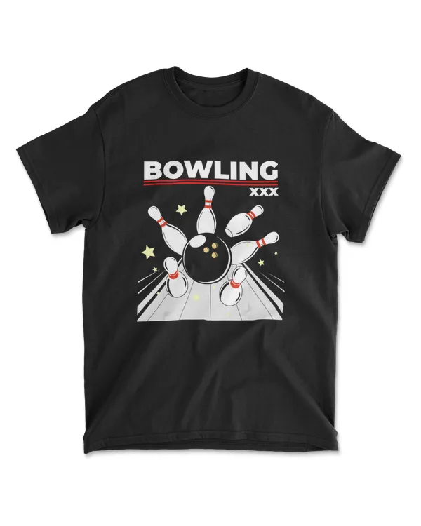 Cool Bowling Pin Strike Bowling alley Theme