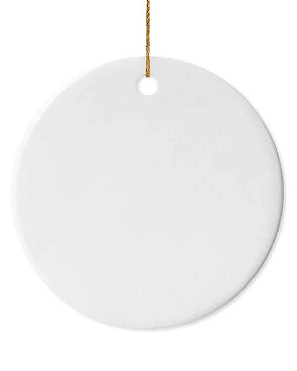 Circle Ceramic Ornament (US)