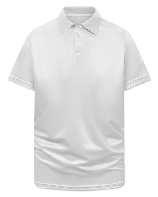 Year of the Snake 2025 White Polo Shirt - Stylish Lunar New Year Outfit