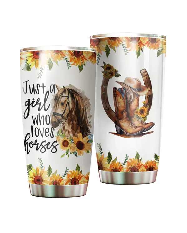 Just a Girl Who Loves Horses Sunflower