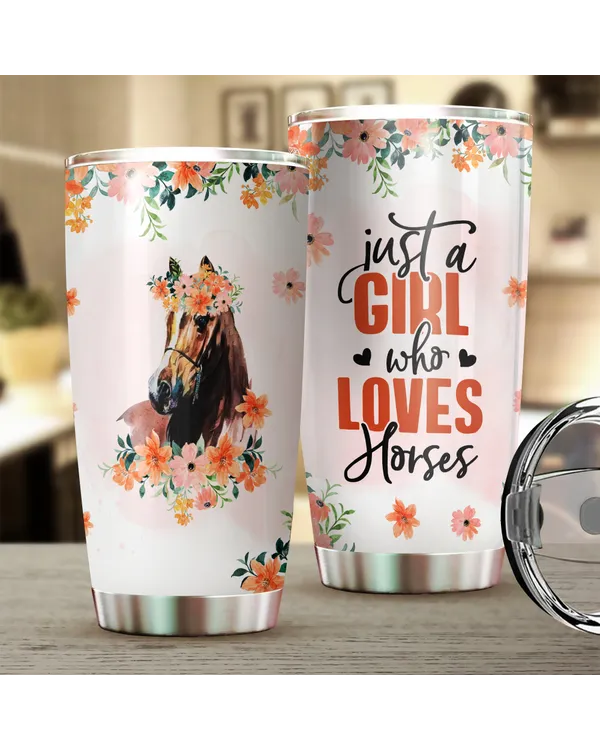 Just A Girl Who Loves Horses Flower