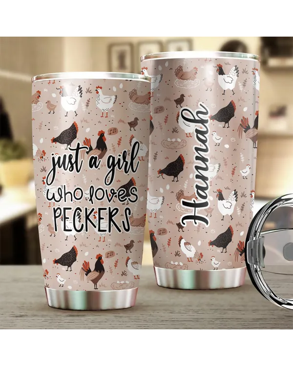 Personalized Just A Girl Who Loves Peckers