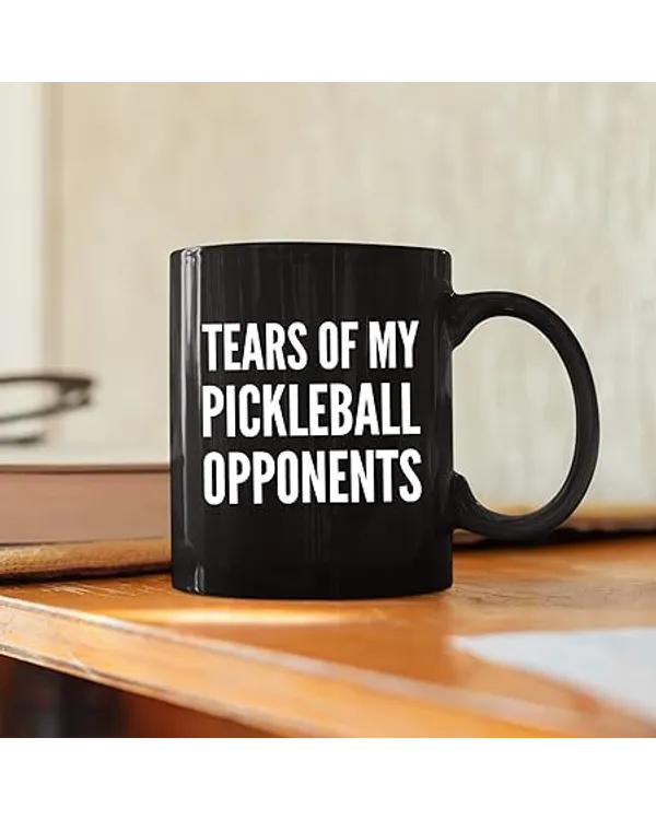 Tears of My Pickleball Opponents Sports Player Coffee Mug