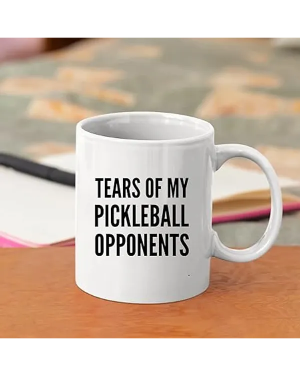 Tears of My Pickleball Opponents Sports Player Coffee Mug