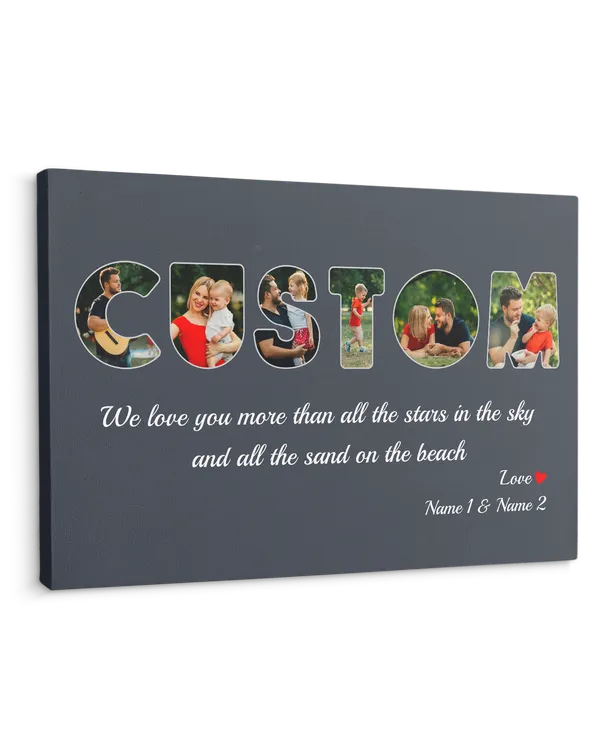 Personalized Custom Grandma Photo Canvas CS110