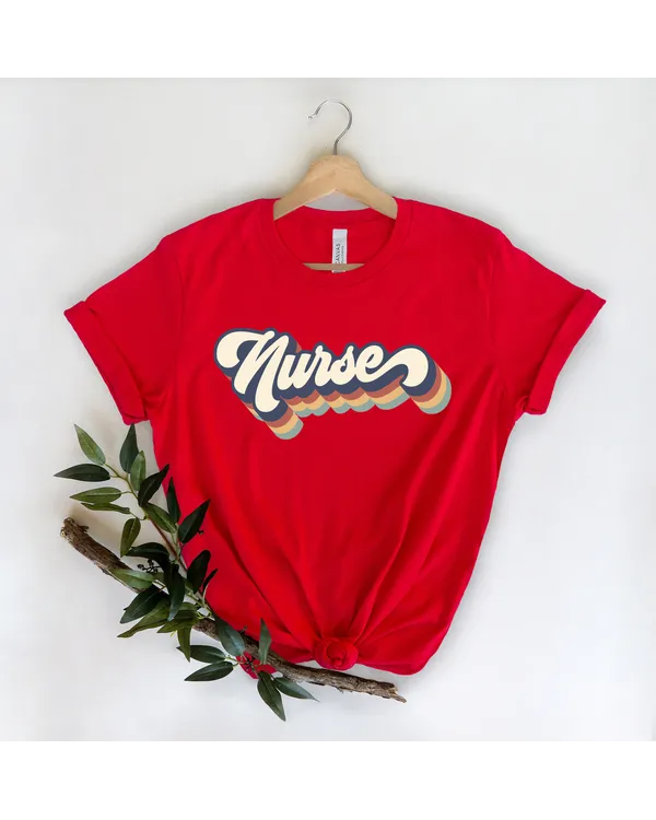 Retro Nurse Shirts, RN Shirts, Nurse Shirts,  Nurse Week, RN Leopard Nurse Shirt, Nurse Life Shirt, Registered Nurse Shirt, Nursing Shirt,