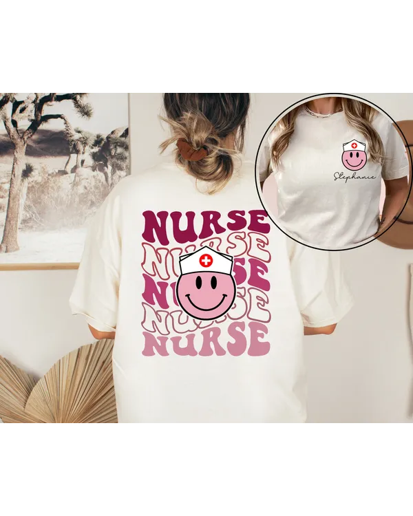 Custom Nurse Shirt, Personalized Nurse Shirt, New Nurse Gift, Nursing School Shirt, Student Grad Shirt, Custom Nurse T-shirt