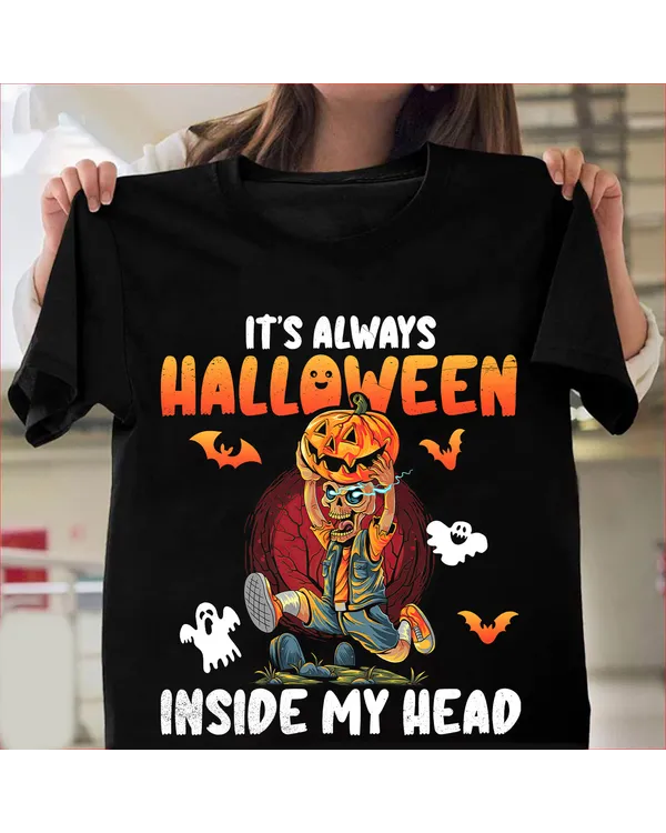 It'S Always Halloween Inside My Head Classic T-Shirt - Kv