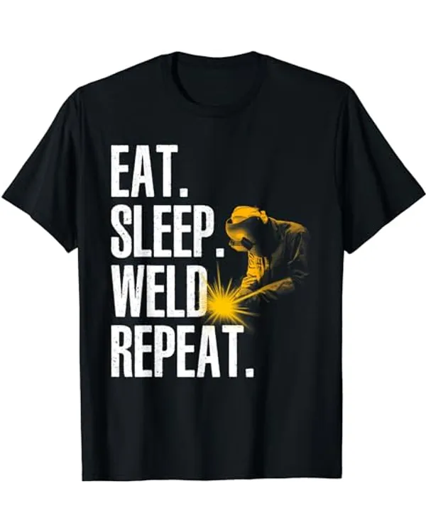 Cool Welder Design For Men Women Welding Weld Metal Welder T-Shirt