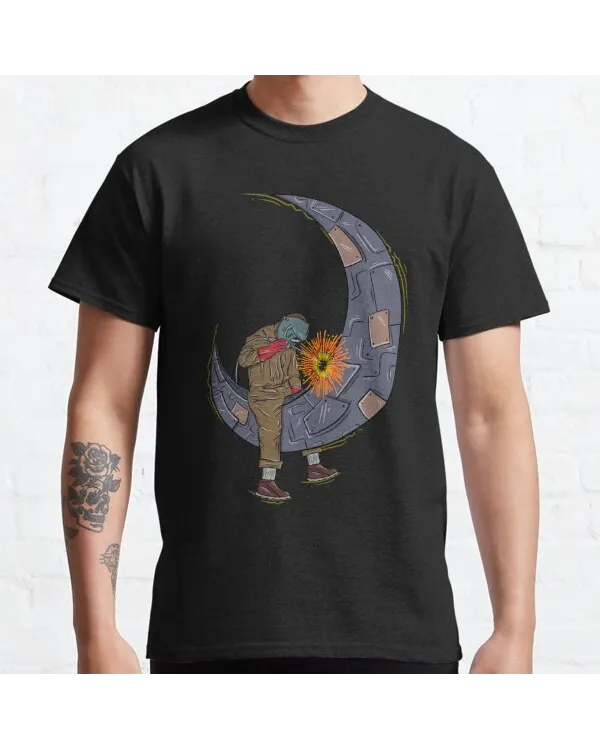 Welder Metal Moon Classic T-Shirt