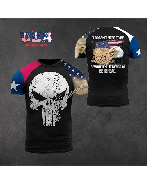 AMERICAN PATRIOTS 3D T-SHIRT - PT27