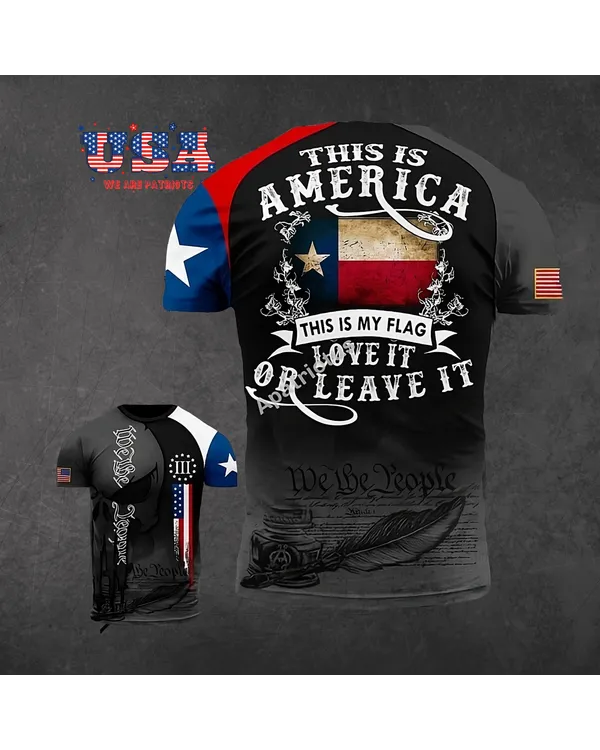 AMERICAN PATRIOTS 3D T-SHIRT - PT30