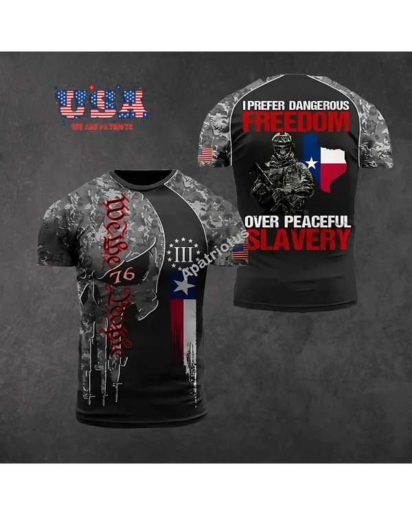 AMERICAN PATRIOTS 3D T-SHIRT - PT35