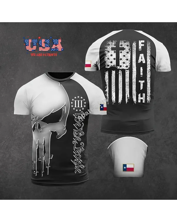 AMERICAN PATRIOTS 3D T-SHIRT - PT37