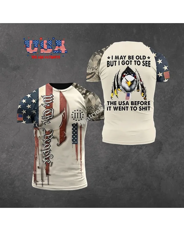 AMERICAN PATRIOTS 3D T-SHIRT - PT46