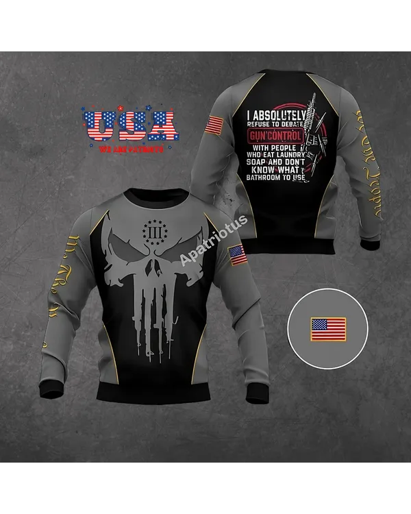 AMERICAN PATRIOTS - 3D SWEATSHIRT - SW02