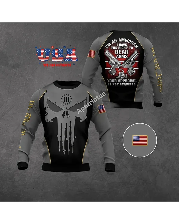 AMERICAN PATRIOTS - 3D SWEATSHIRT - SW04