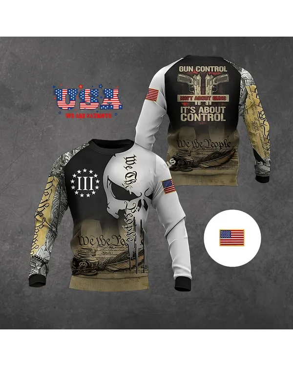 AMERICAN PATRIOTS - 3D SWEATSHIRT - SW10