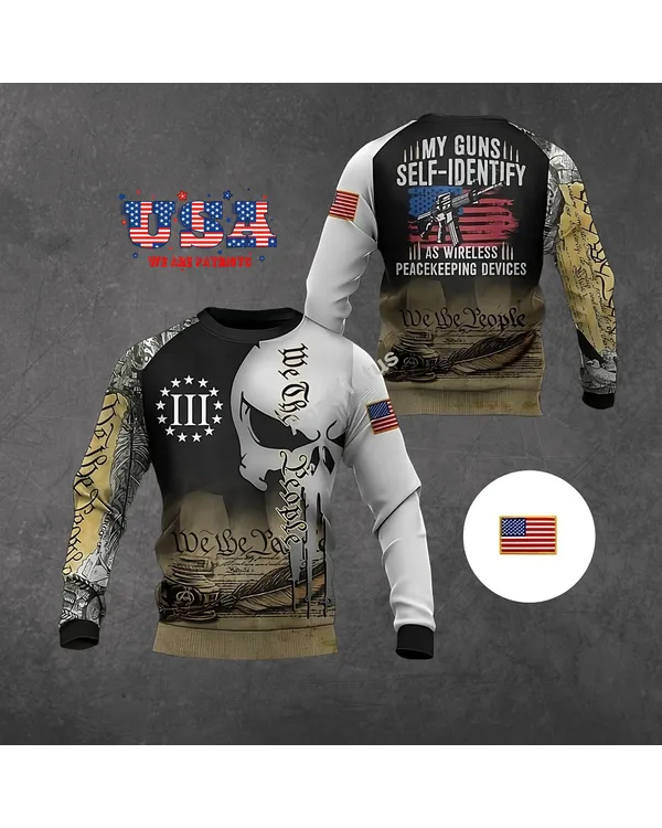 AMERICAN PATRIOTS - 3D SWEATSHIRT - SW12