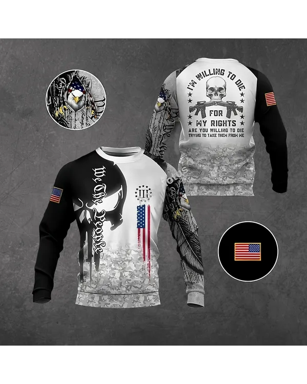 AMERICAN PATRIOTS - 3D SWEATSHIRT - SW14