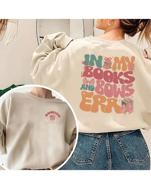 In my books and bows era shirt
