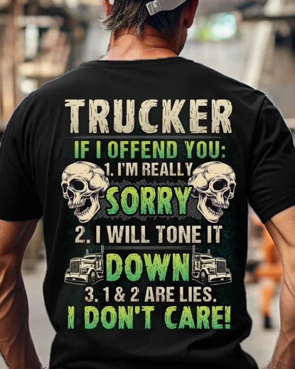 AWESOME TRUCKER-T-SHIRT-#M230