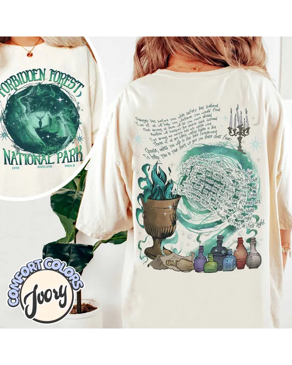 National Park Wizard Shirt, Forbidden Forest Shirt Design, Hp Inspired Png Shirt Wizarding World, Bookish Gift For Fan, Snape