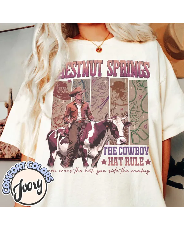 Chestnut Springs Shirt, Flawless Book, Cowboy Romance Merch Shirt, Elsie Silver Inspired, Western Cowboy, Romantasy Reader