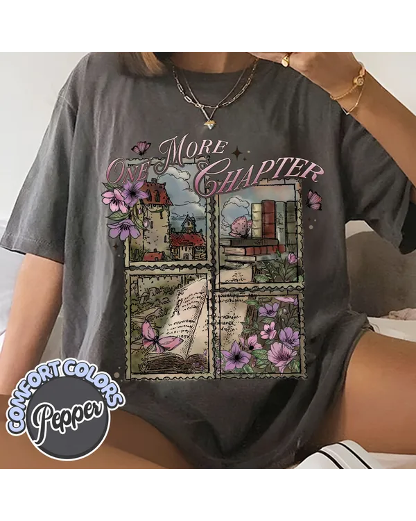 One More Chapter Shirt, Reading Sweatshirt, Bookish Mental Health Shirt, Gift For Book Lovers, Bookworm Sweatshirt Youth