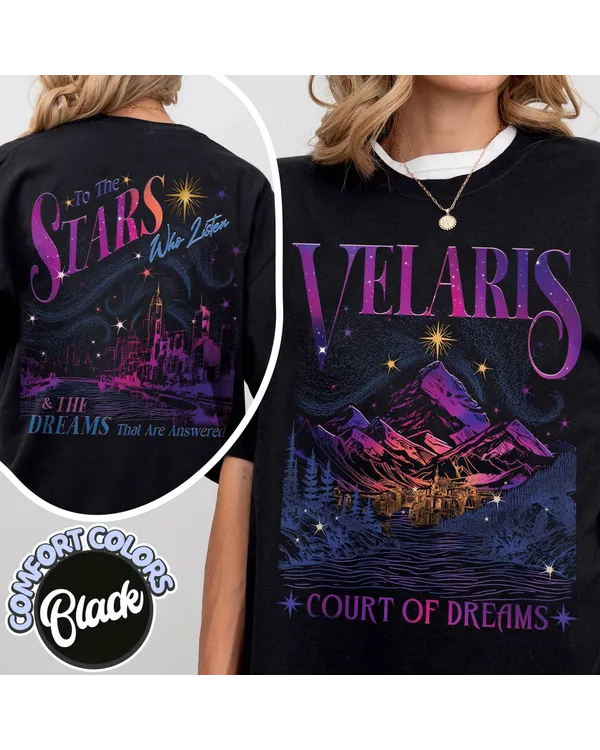 Velaris City of Starlight Acotar Shirt, The Night Court Shirt, Court Of Dreams, Rhysand, Cassian, Sarah J Maas, Booklover Tee