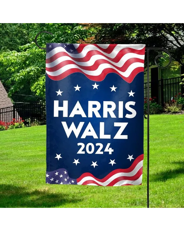 Harris Walz 2024 Flag Made in USA FG36