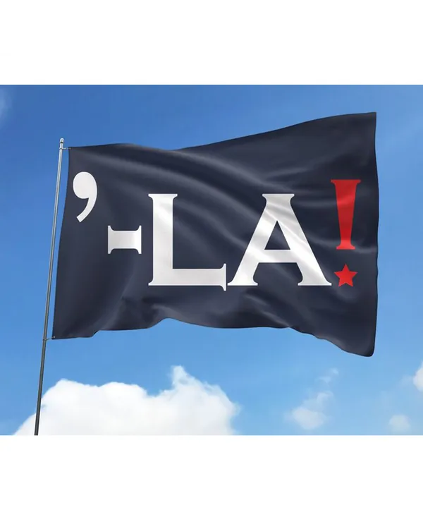 Kamala Harris Comma La Flag Made in USA FG42