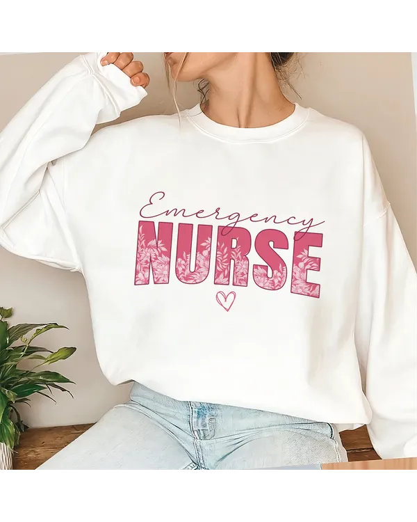 Emergency Nurse Sweatshirt, Emergency Room Sweatshirt, ER Nurse Shirt, New Nurse Gift, Nurse Shirt, ED Nurse