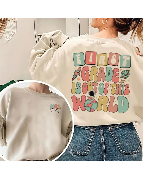 First Grade Vibes Teacher Shirt, Elementary Teacher Shirt, First Grade Teacher Shirts, 1st Grade Teacher, School Shirt, Back To School