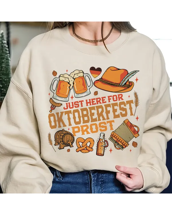 Oktoberfest Prost Sweatshirt, Oktoberfest Drinking Team Sweatshirt, Deutsch Oktoberfest Shirt, Drinking Sweatshirt, German Festival Shirt