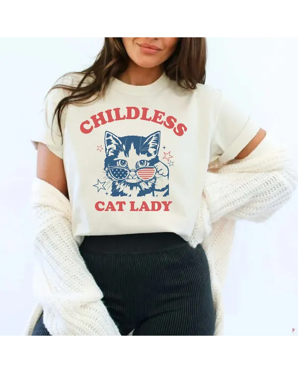 Childless Cat Lady Shirt SH97