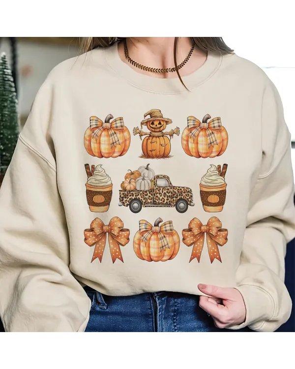 Coquette Pumpkin Shirt, Pumpkin Season Sweatshirt, Vintage Halloween Shirt, Halloween Shirt, Retro Halloween Shirt Gift, Coquette Halloween