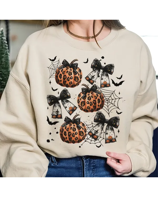Coquette Pumpkin Season Sweatshirt, Coquette Halloween Shirt, Retro Halloween Shirt Gift, Vintage Halloween Shirt, Coquette Pumpkin Shirt