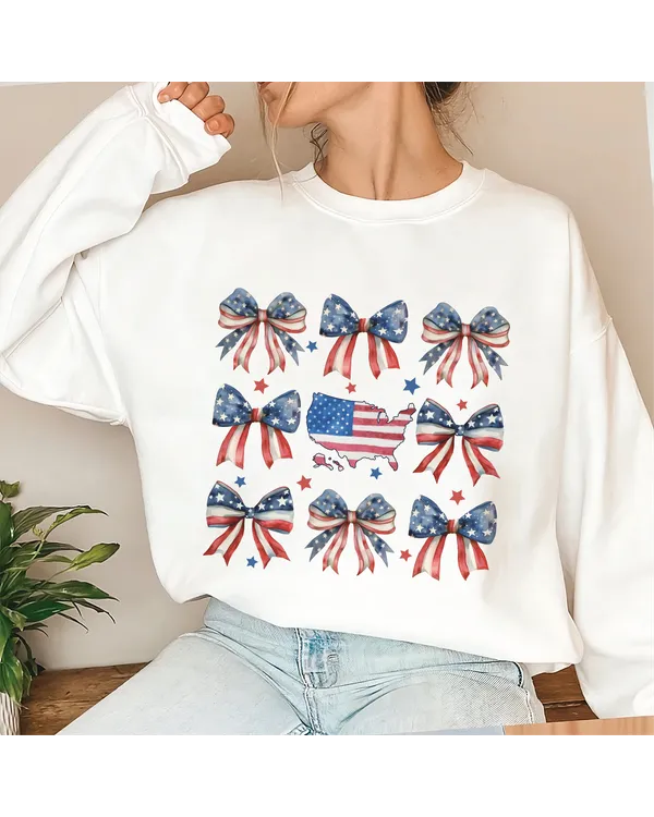 America Sweatshirt, American Flag Shirt, Coquette America Shirt, American Freedom Gift, Patriot Shirt, I Love America, America 2024 Shirt