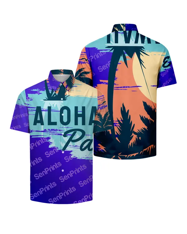 AOP Unisex Hawaiian Shirt 2