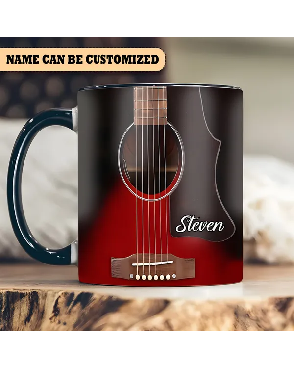 Guitar Musical Personalized Accent Mug