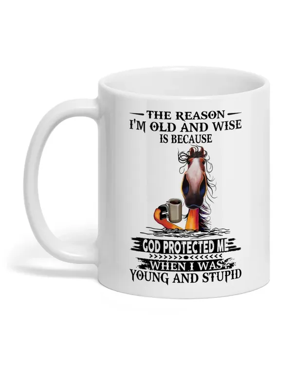 The Reason I'm Old And Wise Is Because God Protected Me Horse - HM111103