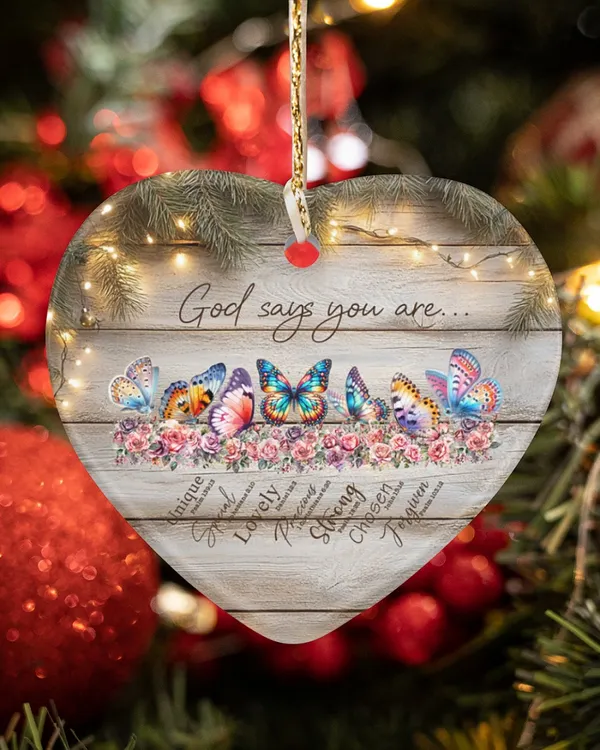Wood Ornament - Heart