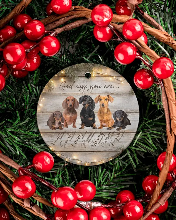 Porcelain Ornament - Circle