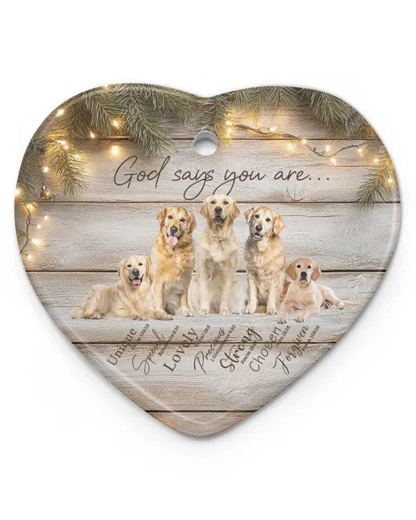 Porcelain Ornament - Heart