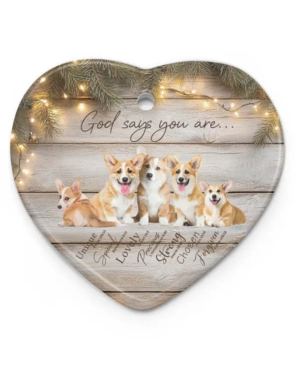 Porcelain Ornament - Heart