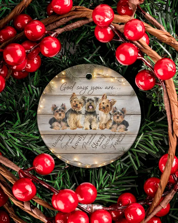 Porcelain Ornament - Circle