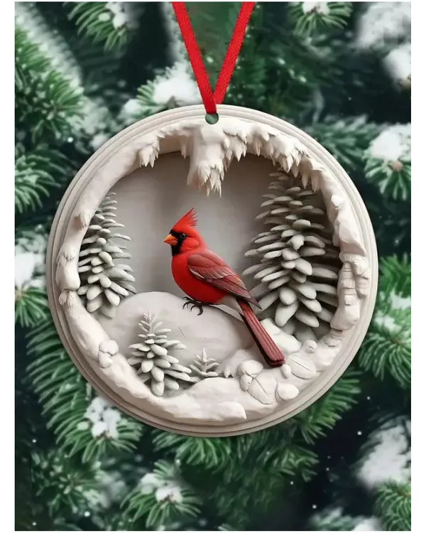 Acrylic Ornament - Circle