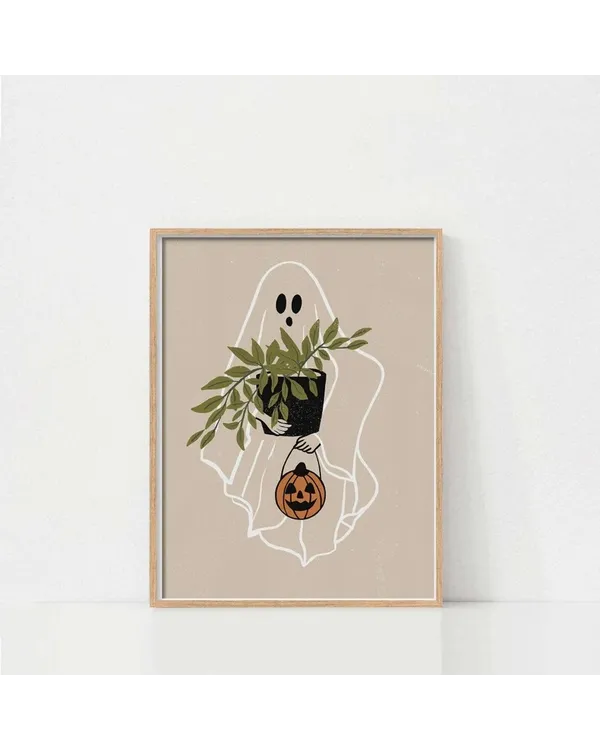 Plant Lover Halloween Wall Art